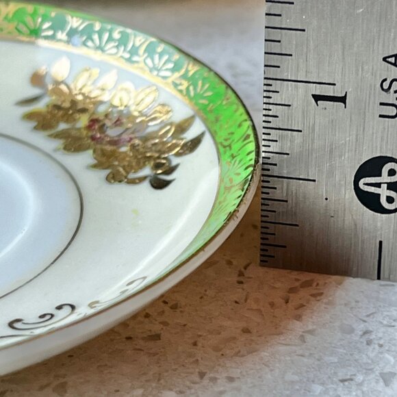 Vintage SGK China Hand-Painted Saucers From Occupied Japan - Picture 4 of 6